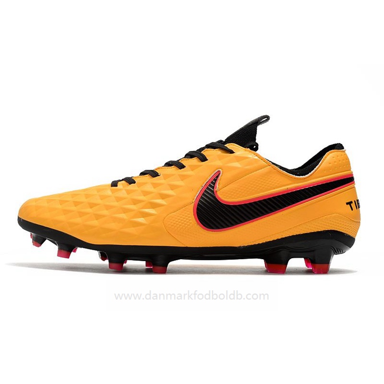 Nike Tiempo Legend VIII Elite FG Fodboldstøvler Herre – Orange Sort